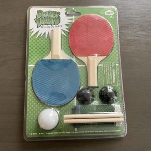 Desktop Miniature Ping Pong Set New Paddles Net Ball Table Tennis Game Set